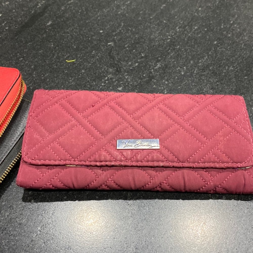 Vera Bradley quilted wallet